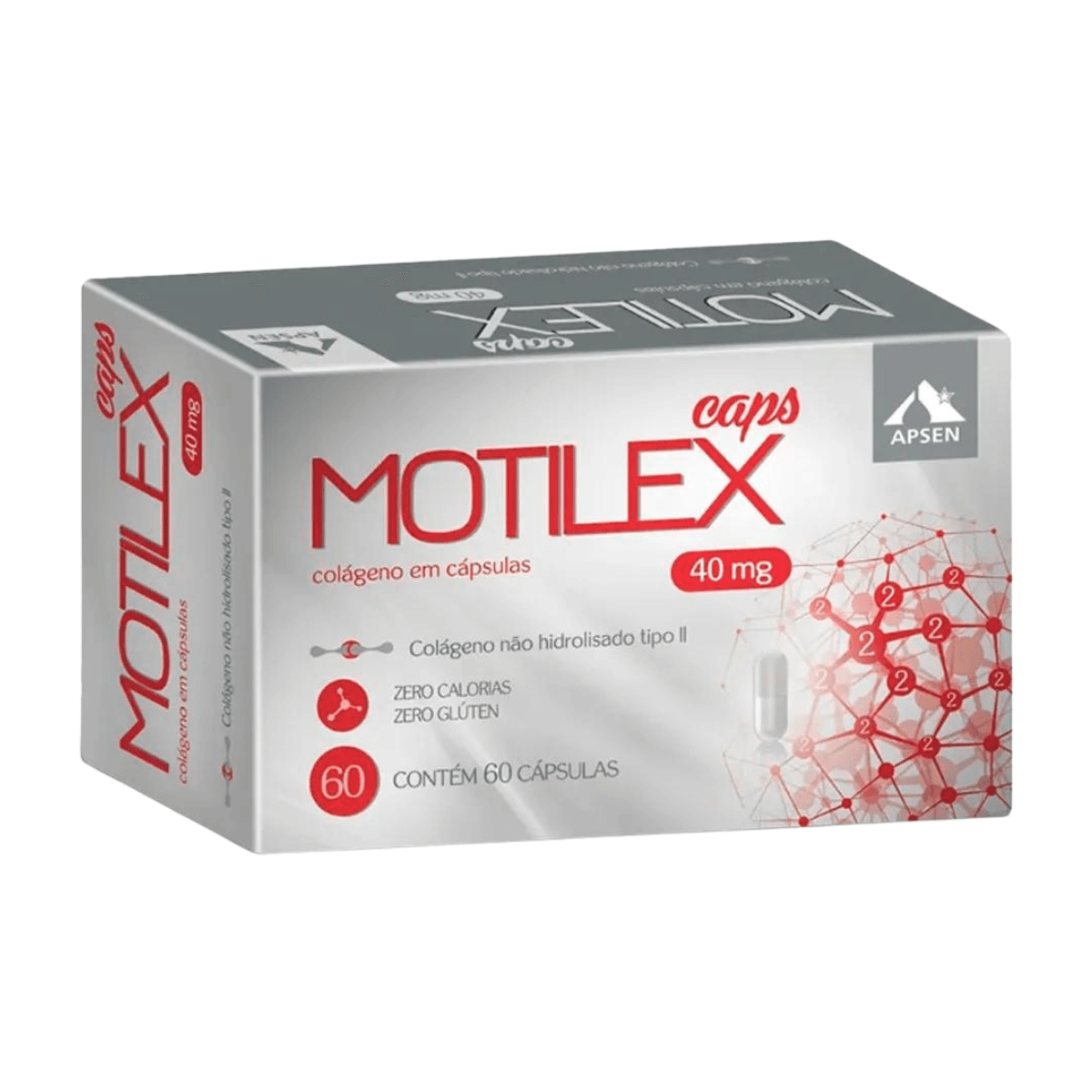 Motilex Colágeno 40mg com 60 Cápsulas