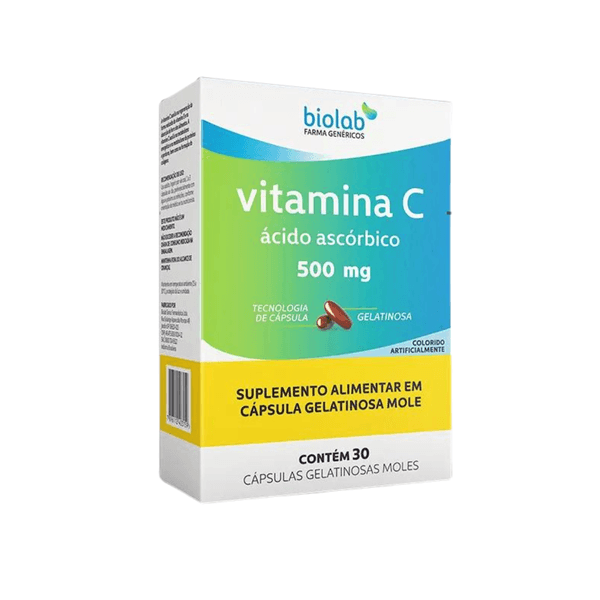 Vitamina C Biolab 500mg 30 cápsulas