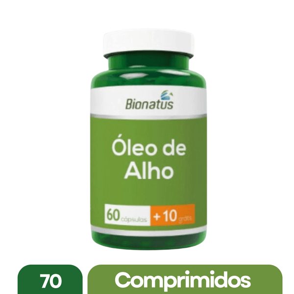 Óleo de Alho Bionatus 60 + 10 Cápsulas