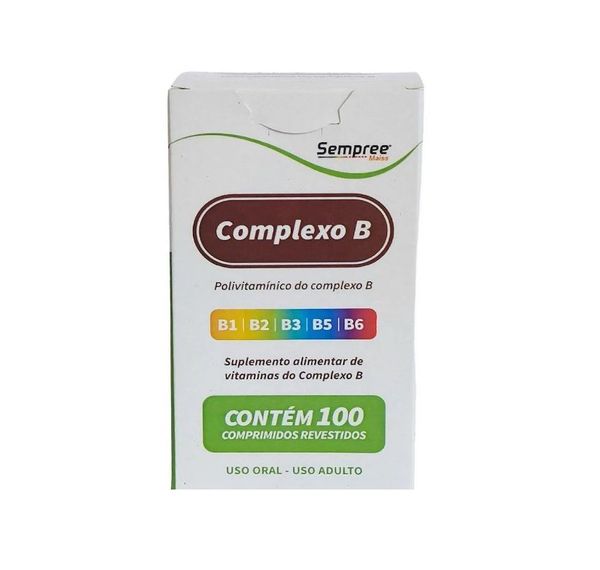 Complexo B Polivitamínico com 100 Comprimidos