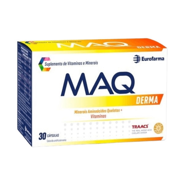 Maq Derma Suplemento de Vitaminas e Minerais 30 Cápsulas