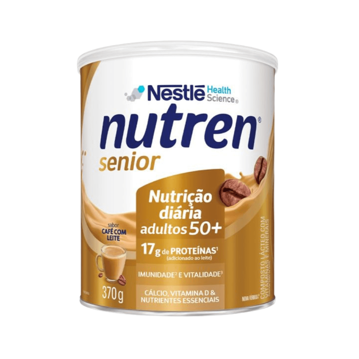 Nutren Sênior Sabor Café com Leite Nestlé lata 370g
