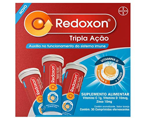Redoxon Tripla Ação Vitamina C Efervescente 30 comprimidos