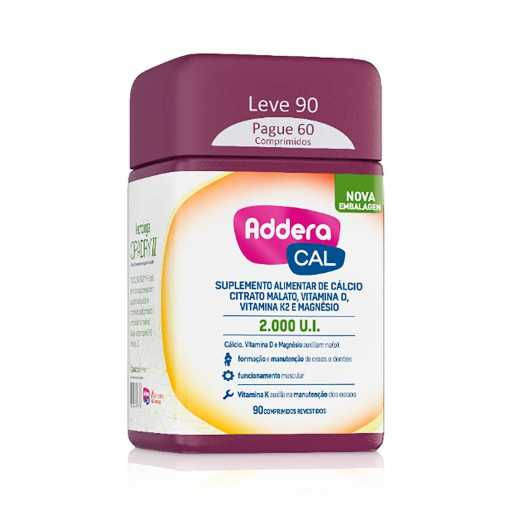 Addera Cal 2.000ui com 90 Comprimidos