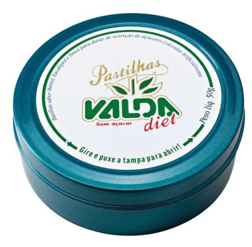 Valda Diet Pastilha Lata 50g