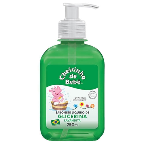 Sabonete Cheirinho de Bebe Glicerinado Lavandita Liquido 250ml Sabonete Cheirinho Bebe Glicerinado Lavandita Liquido 250ml