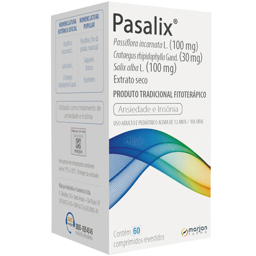 Pasalix 100mg com 60 comprimidos