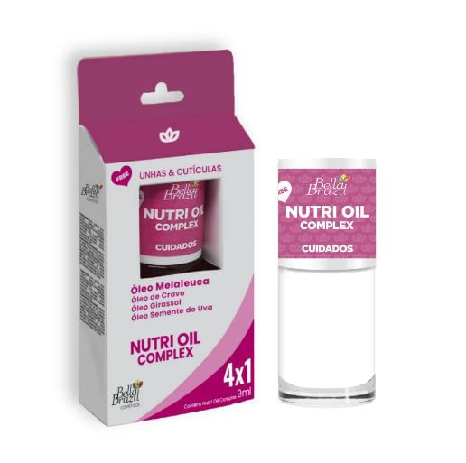 Óleo Nutritivo para Unhas e Cutículas 4x1 Nutri Oil Complex 9ml