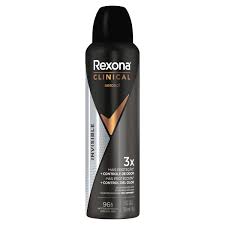 Desodorante Aerosol Rexona Men Invisible Clinical 150ml