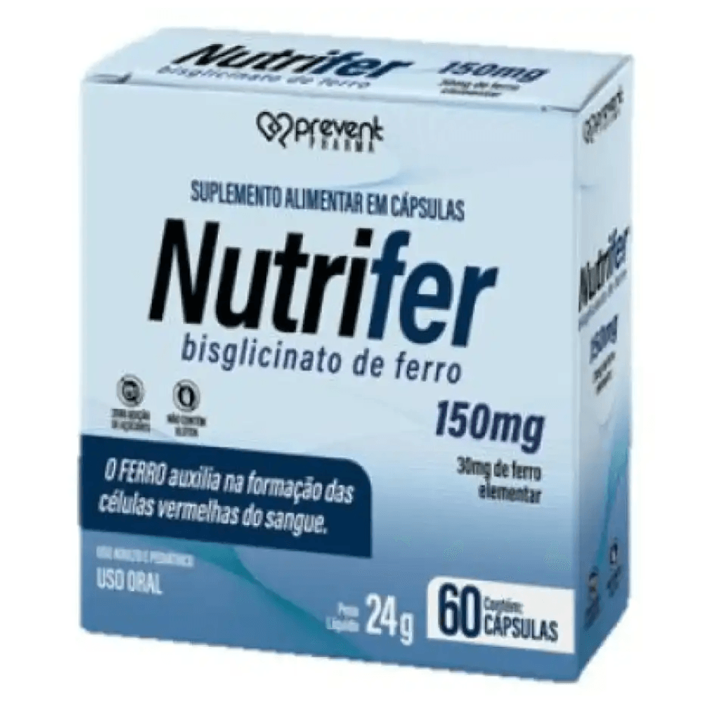 Nutrifer 150mg Suplemento Alimentar 30 Cápsulas