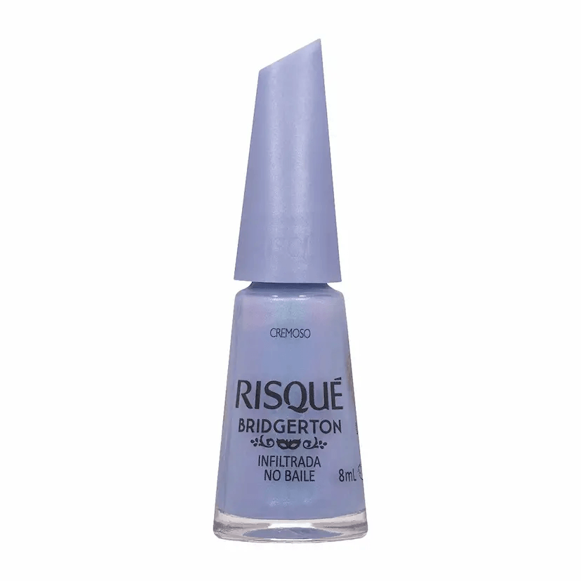 Esmalte Azul Risqué Bridgerton Infiltrada no Baile Cremoso 8ml