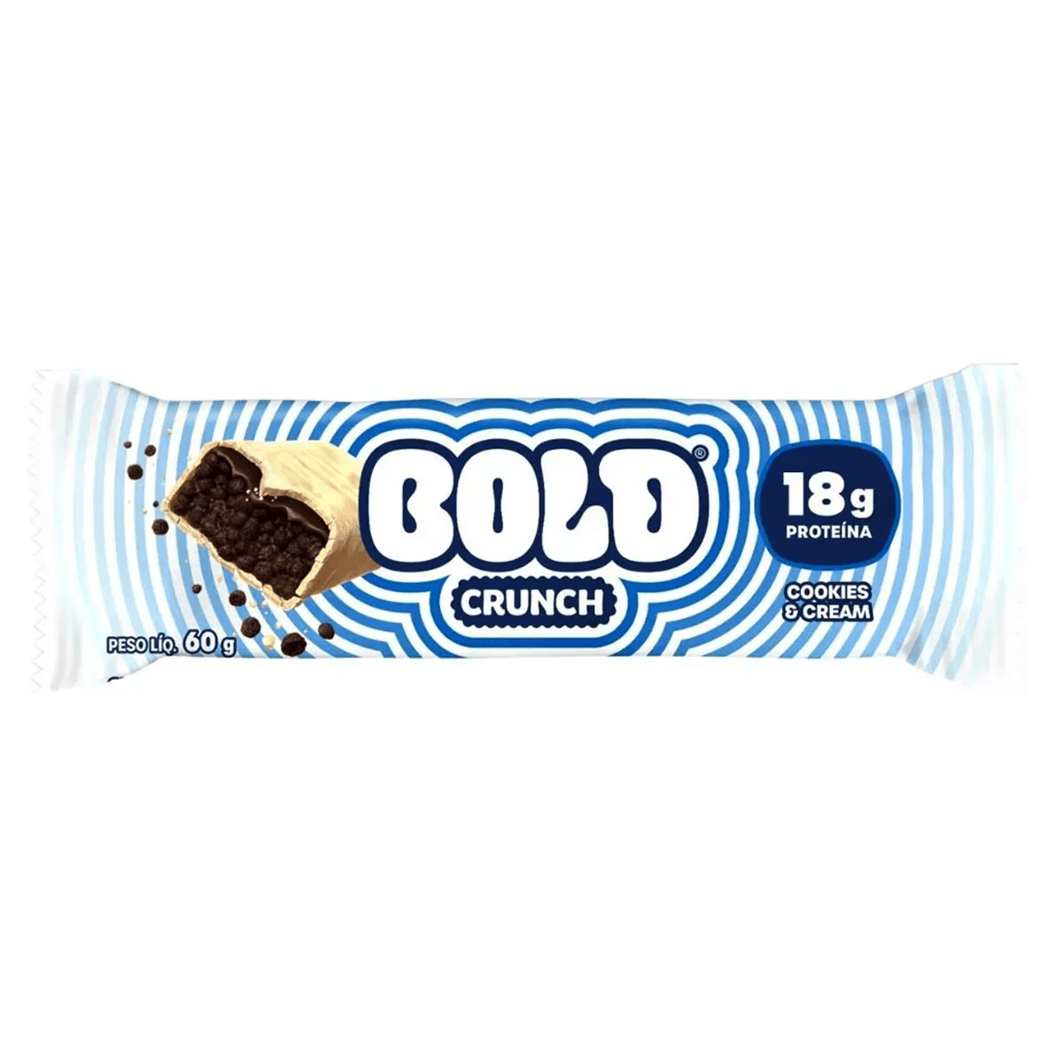 Bold Crunch 18g Proteína Bold Snack - Sabor Cookies n Cream