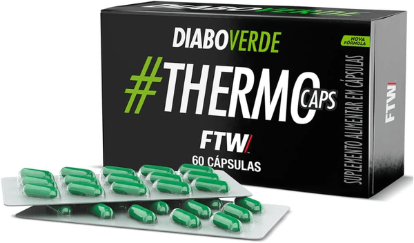 FTW Termogênico ThermoCaps 200mg com 60 Cápsulas Diabo Verde