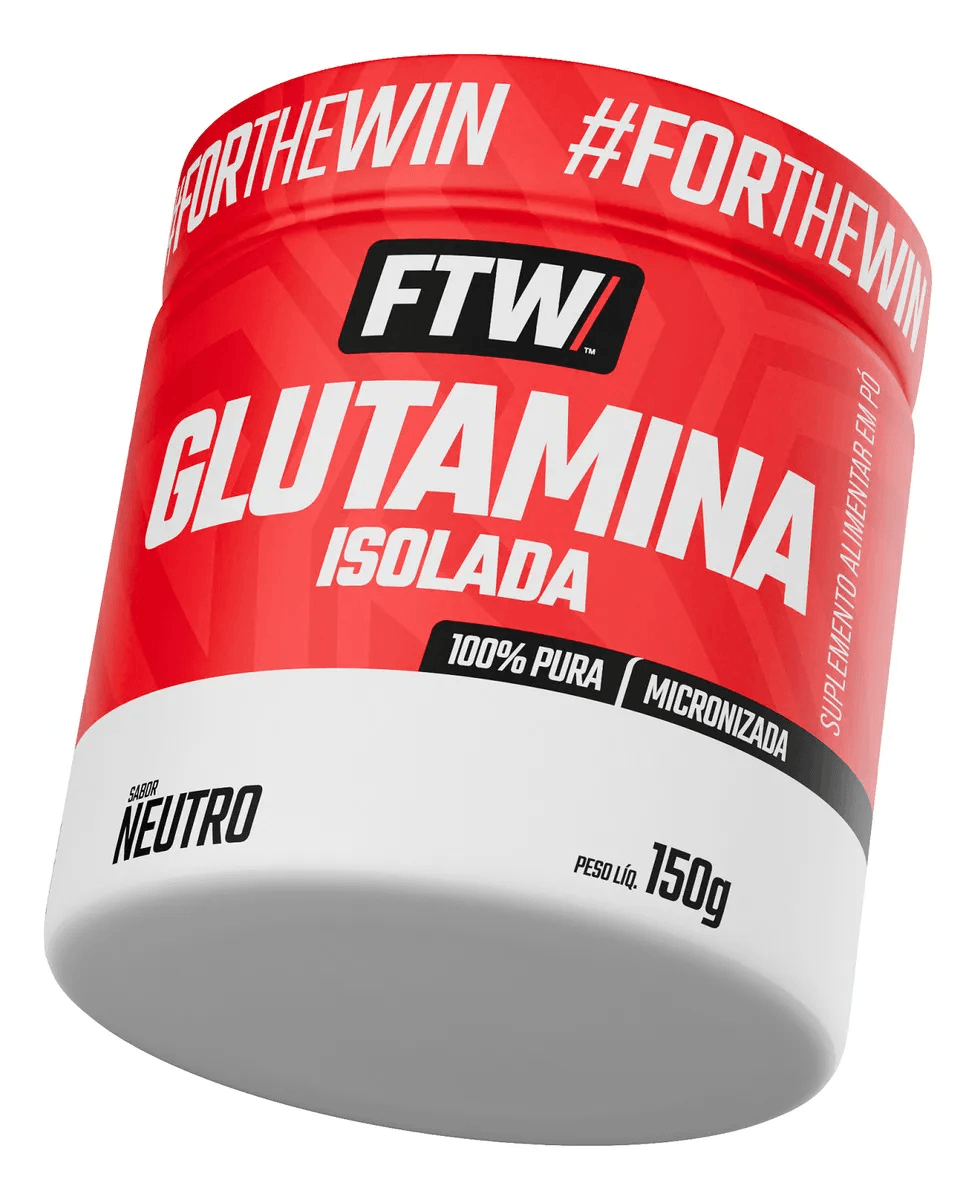 Glutamina Micronizada Isolada - 150g Neutro - Ftw Sabor Sem sabor