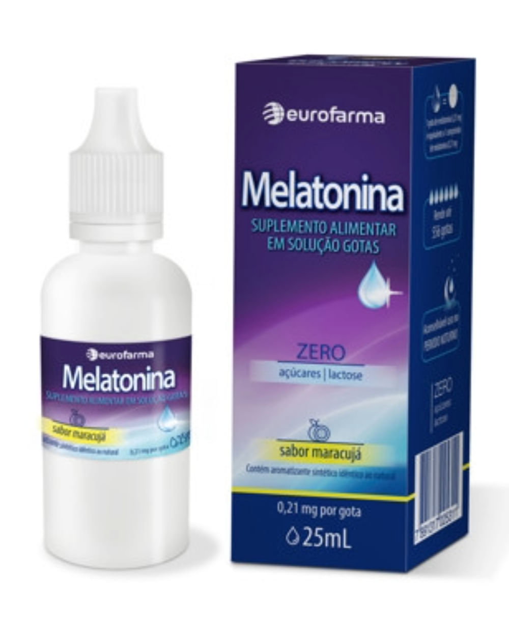 Melatonina Gotas Eurofarma Sabor Maracujá 25ml