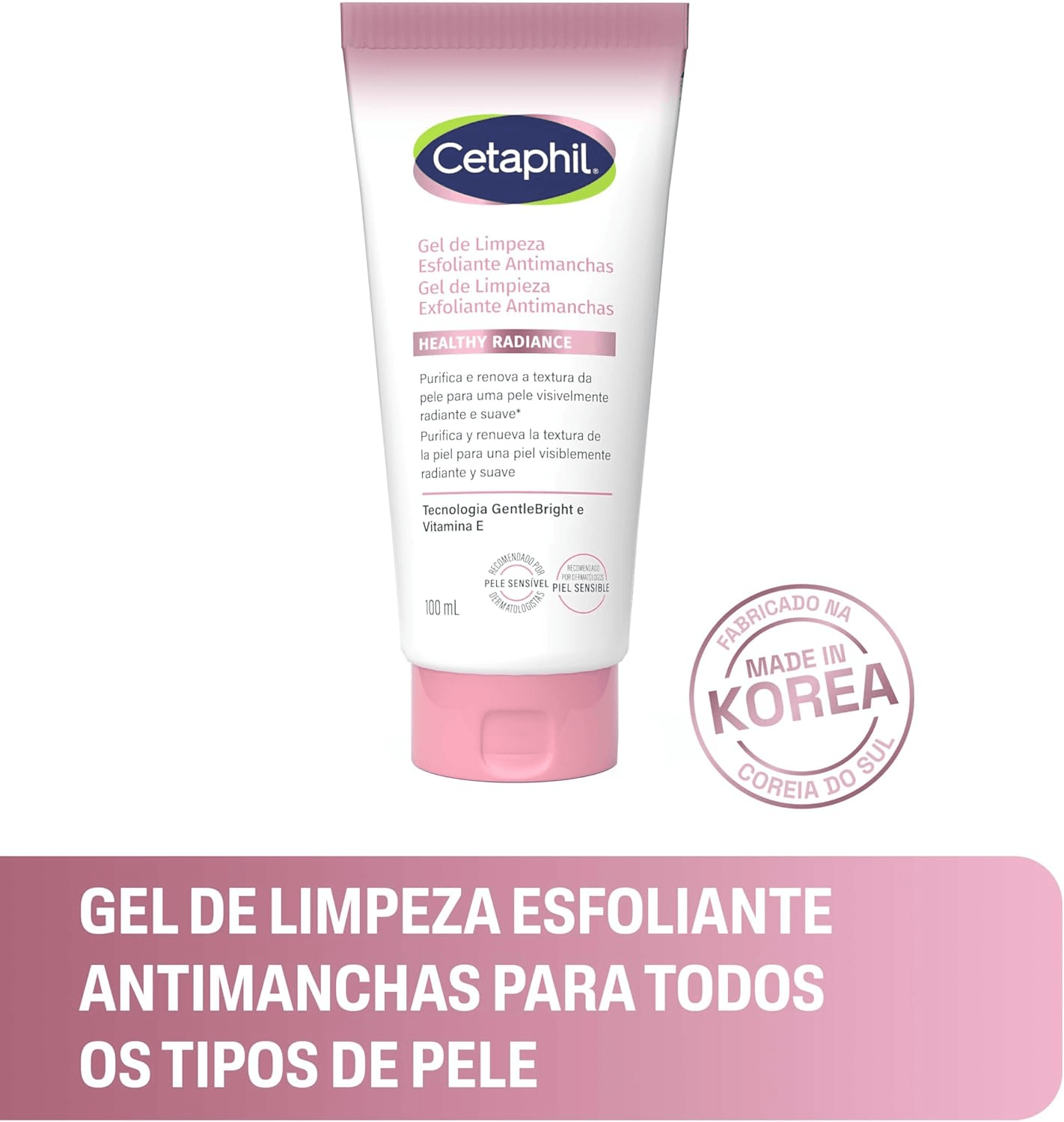 Cetaphil Healthy Radiance Gel de Limpeza Esfoliante Antimanchas 100g
