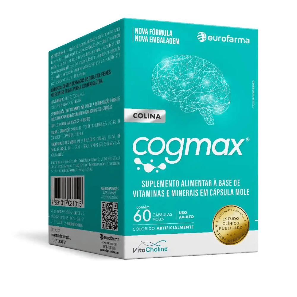 Cogmax Colina com 60 Cápsulas Moles