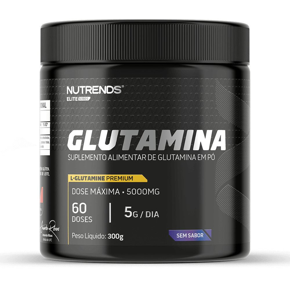 Glutamina Sem Sabor Nutrends em Pó 300g